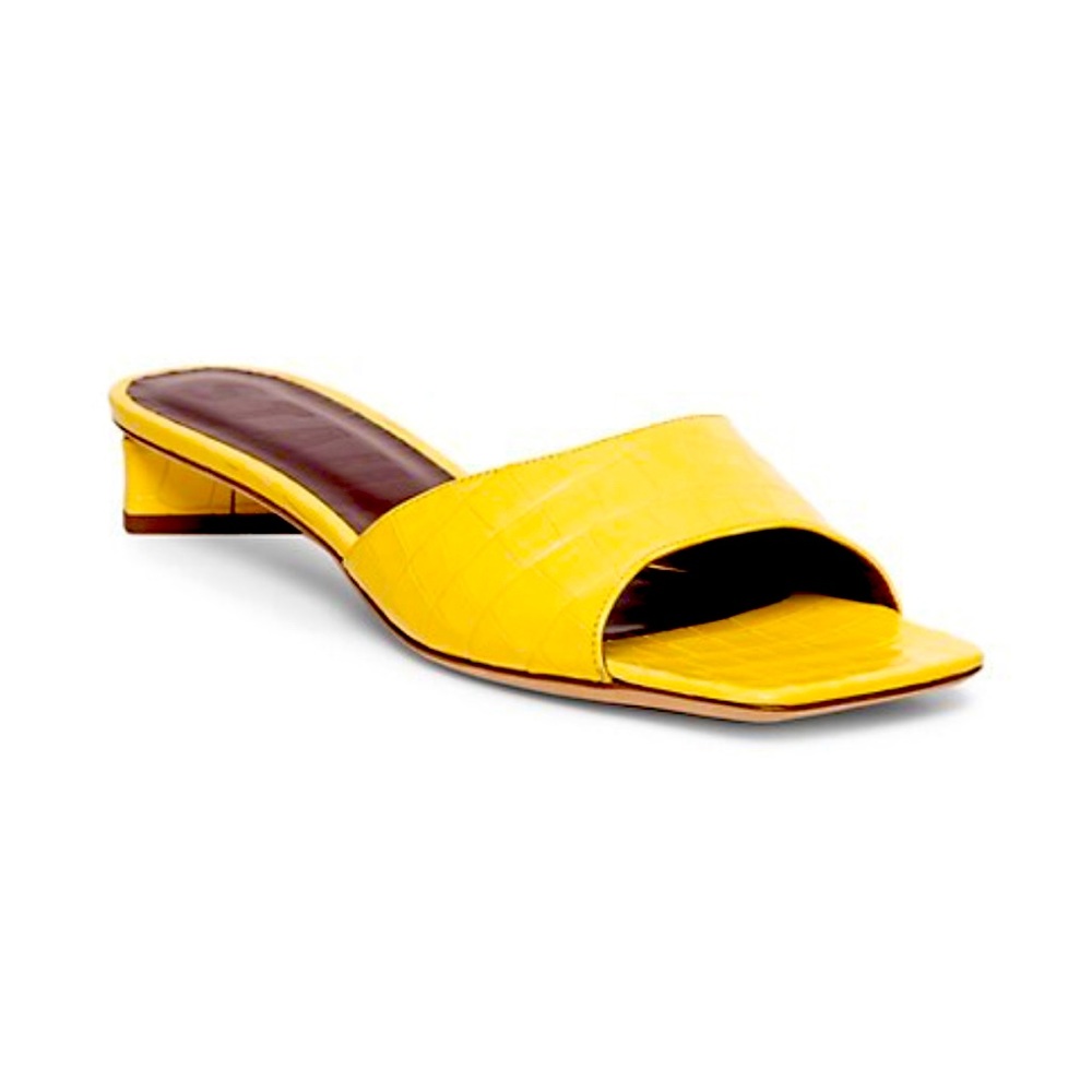 STAUD
SIMONE SANDAL
WALLFLOWER FAUX CROC
Size: 37 / US (7) YELLOW